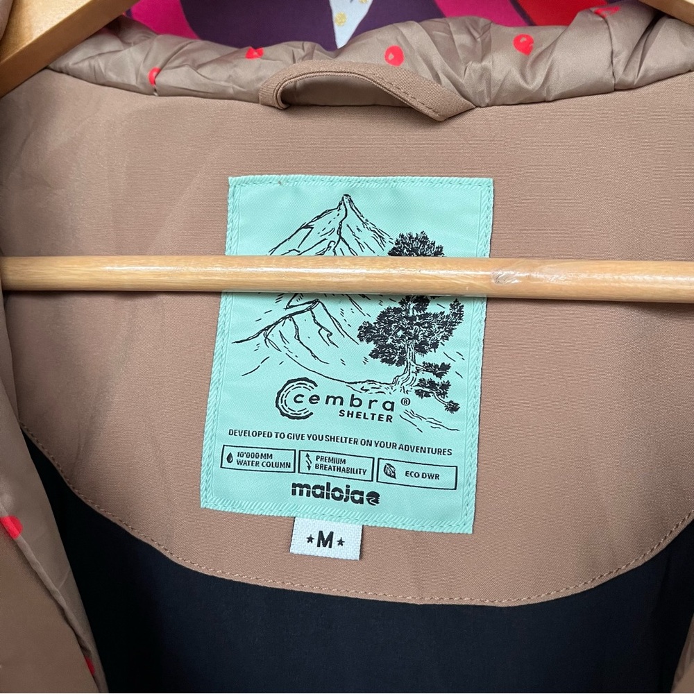 NWT Maloja SelunM. Alpine Insulated Jacket Clay Embroidered Cembra Shelter 38102 - Picture 4 of 12